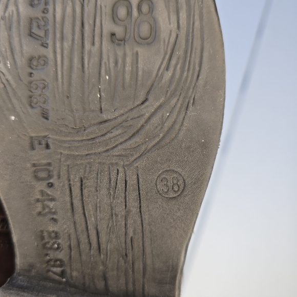 A.S.98 Leather Traver Military Boots Burgundy Women's 7.5-8 Euro 38 - Picture 9 of 12